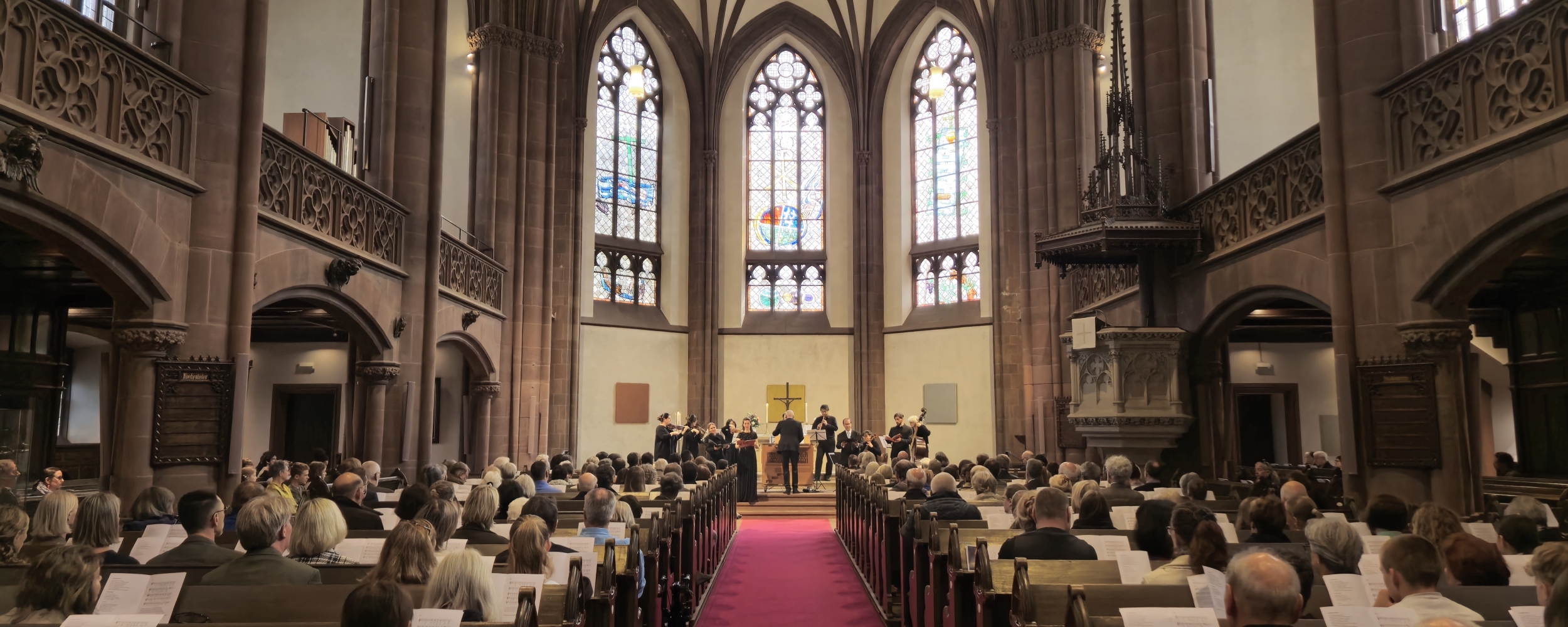 Kantatenaufführung im Gottesdienst 2024 in der Dreikönigskirche Frankfurt am Main