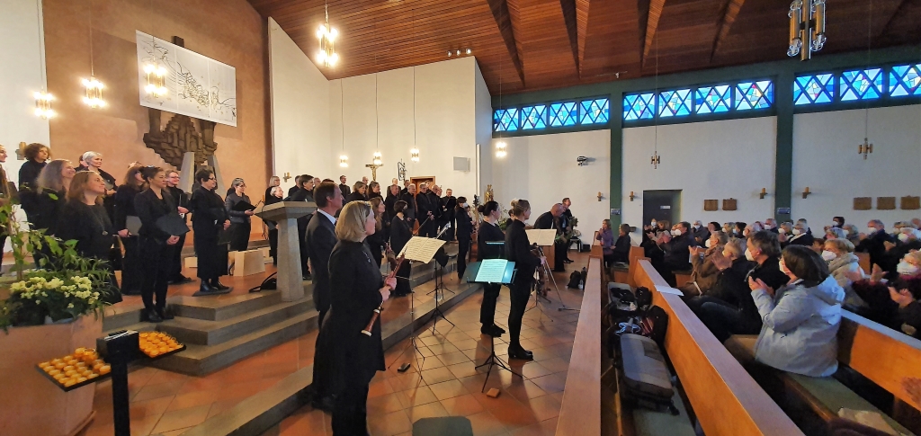 Der Kurt-Thomas-Kammerchor in St. Martin Dietzenbach zu Gast zu Palmarum 2022 | Leitung: Andreas Köhs 