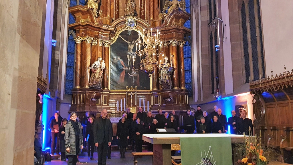 Zu Gast in der Justinuskirche Frankfurt-Höchst zum Abschlusskonzert des 27. Höchster Orgelsommers im Oktober 2022