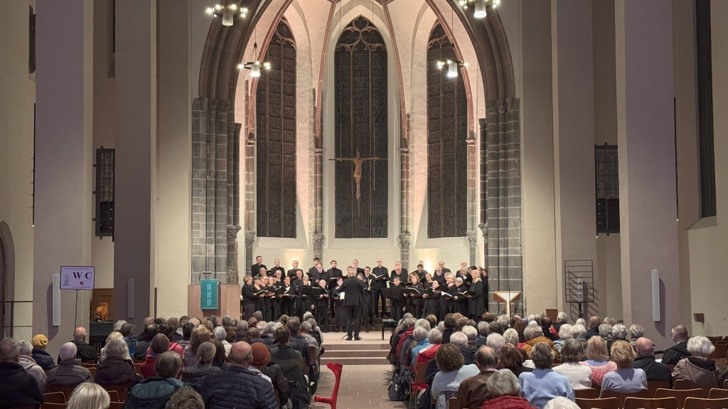 Chorkonzert des Kurt-Thomas-Kammerchores in der Heiliggeistkirche im Dominikanerkloster Frankfurt am Main